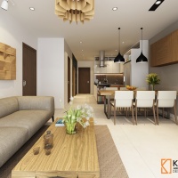 THIẾT KẾ NỘI THẤT CĂN HỘ 92M2