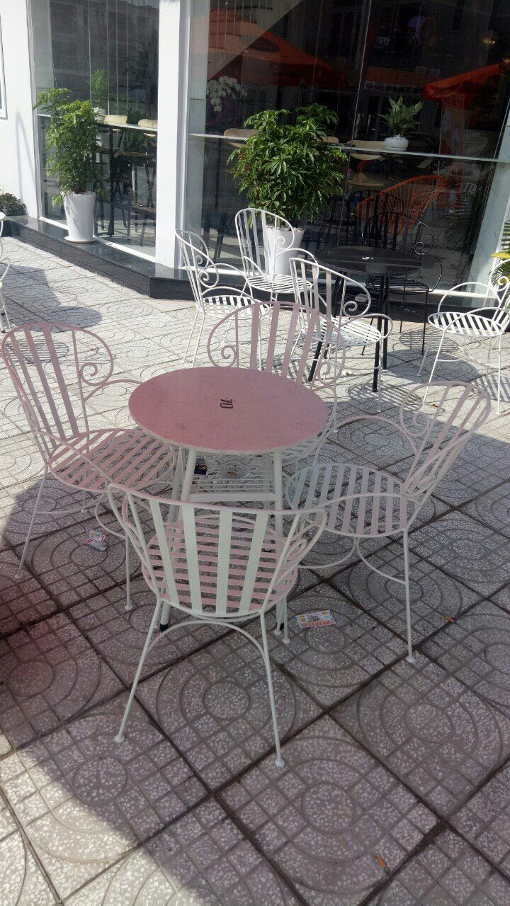 BỘ BÀN GHẾ SẮT NGOÀI TRỜI 12