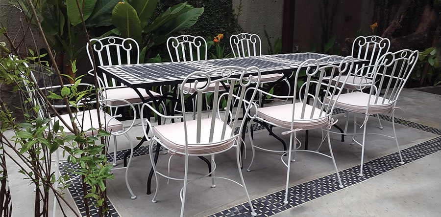 BỘ BÀN GHẾ SẮT NGOÀI TRỜI 15