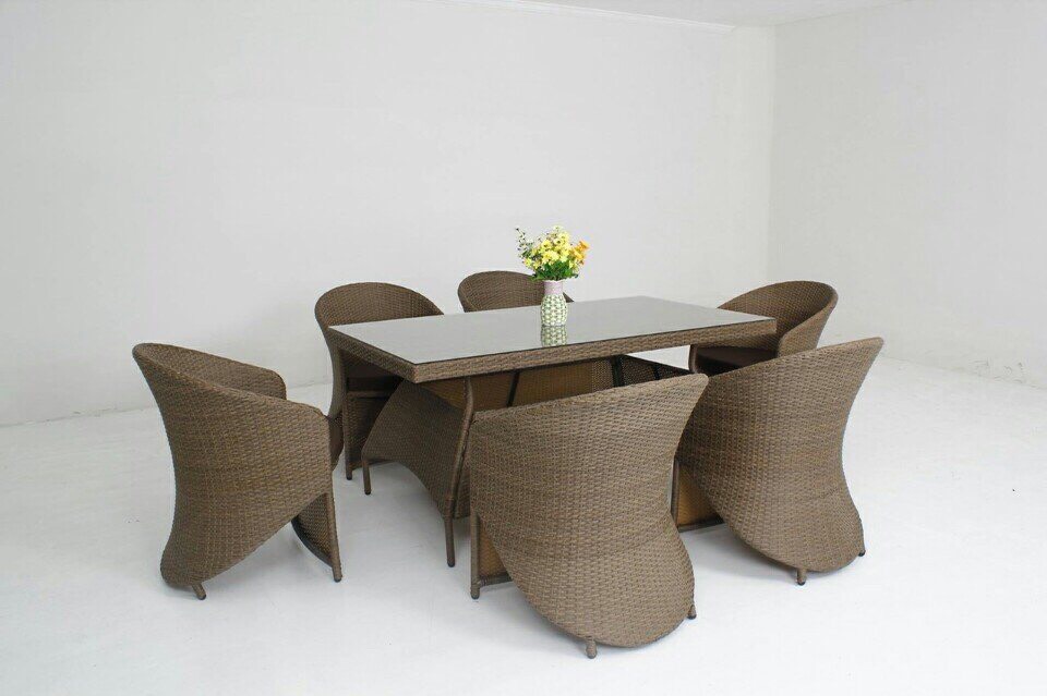 BÀN GHẾ NHỰA GIẢ MÂY14