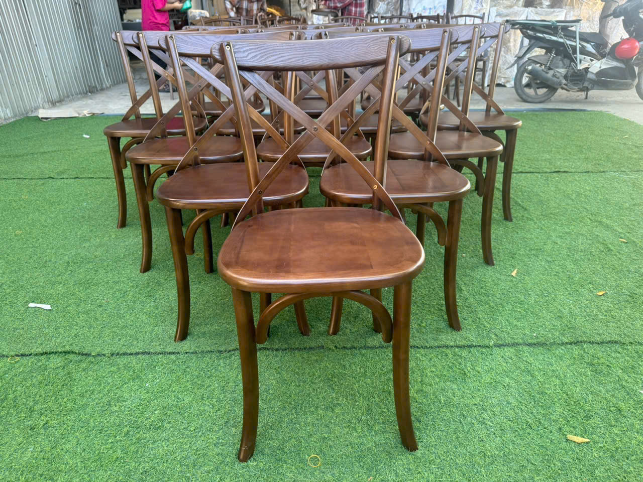 Ghế Cafe Bistro Mặt Gỗ