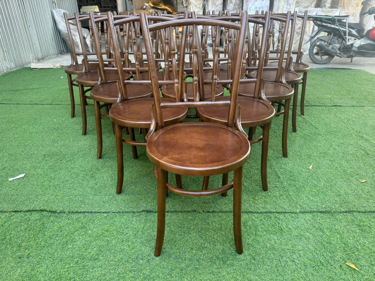 Ghế Cafe Gỗ Thonet Song Tiện