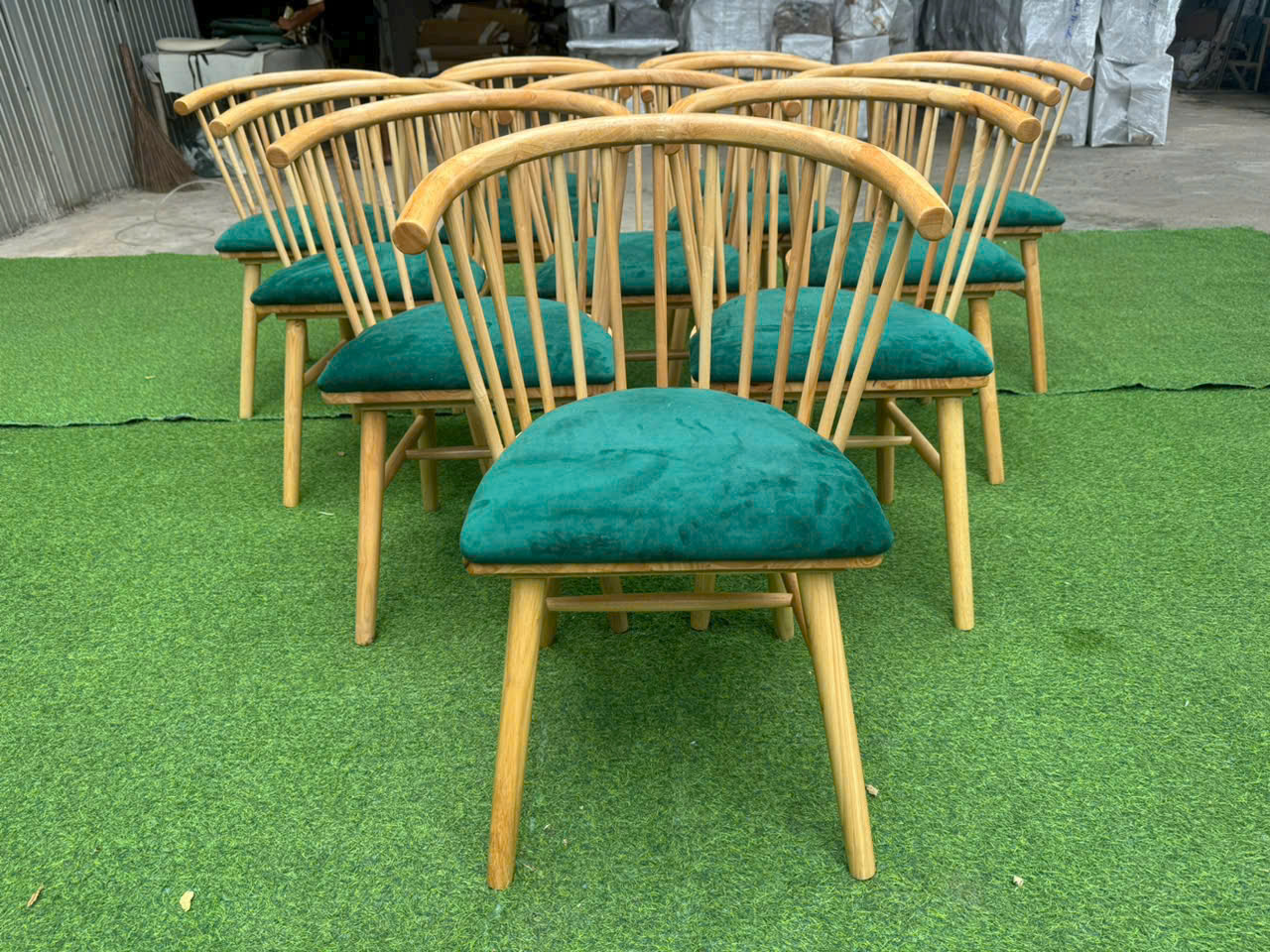 Ghế Cafe Gỗ Bọc Đệm