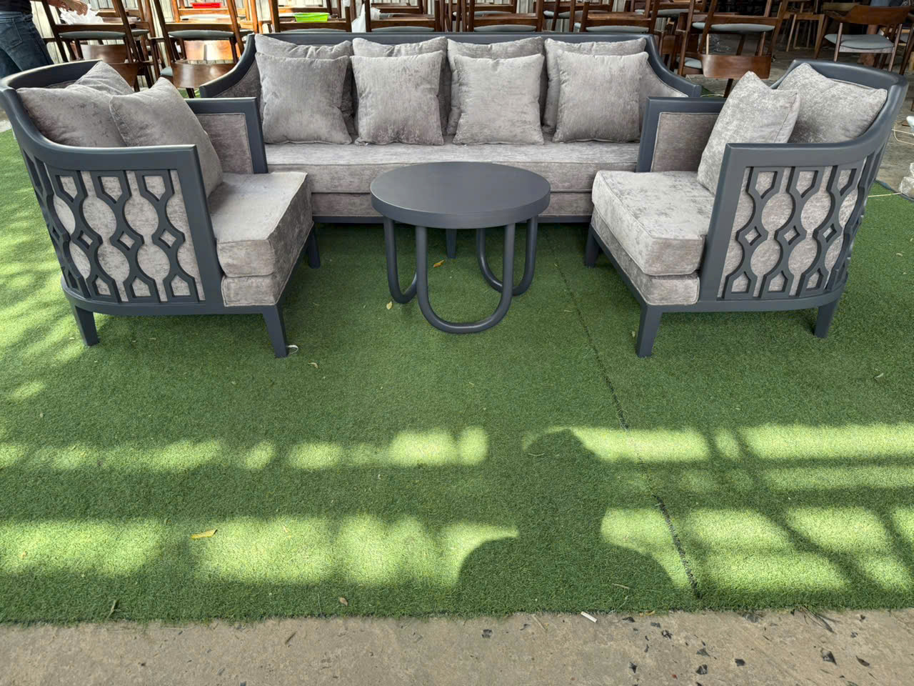 Bộ bàn ghế sofa gỗ Kness