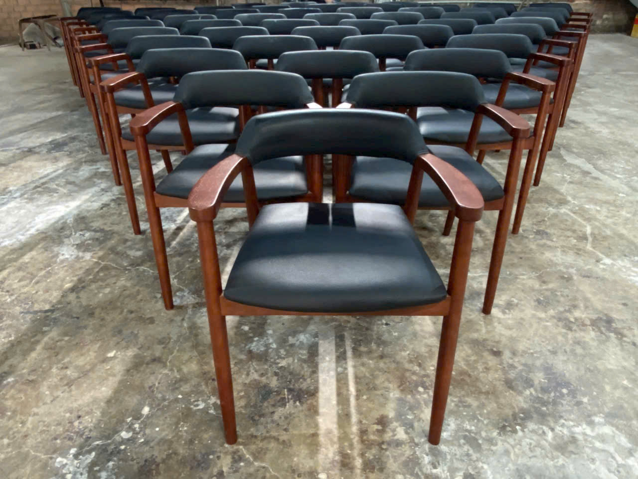 ghế gỗ hirosima tựa thấp