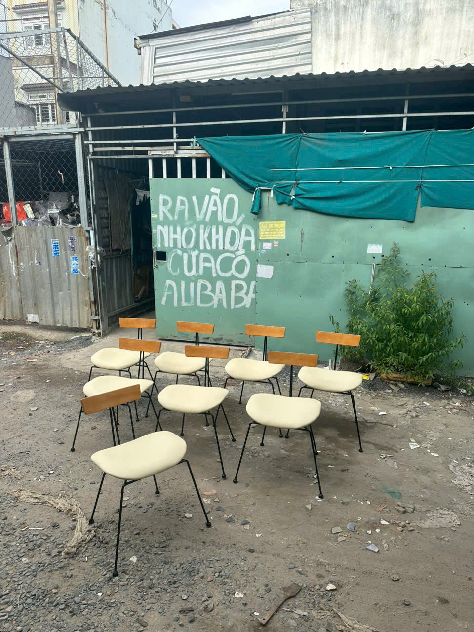 Ghế sắt cafe sân vườn