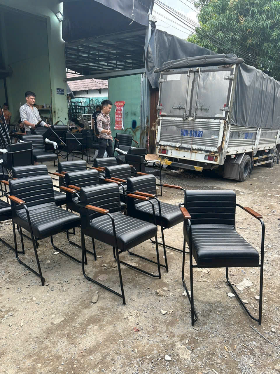 ghế sofa cafe nệm