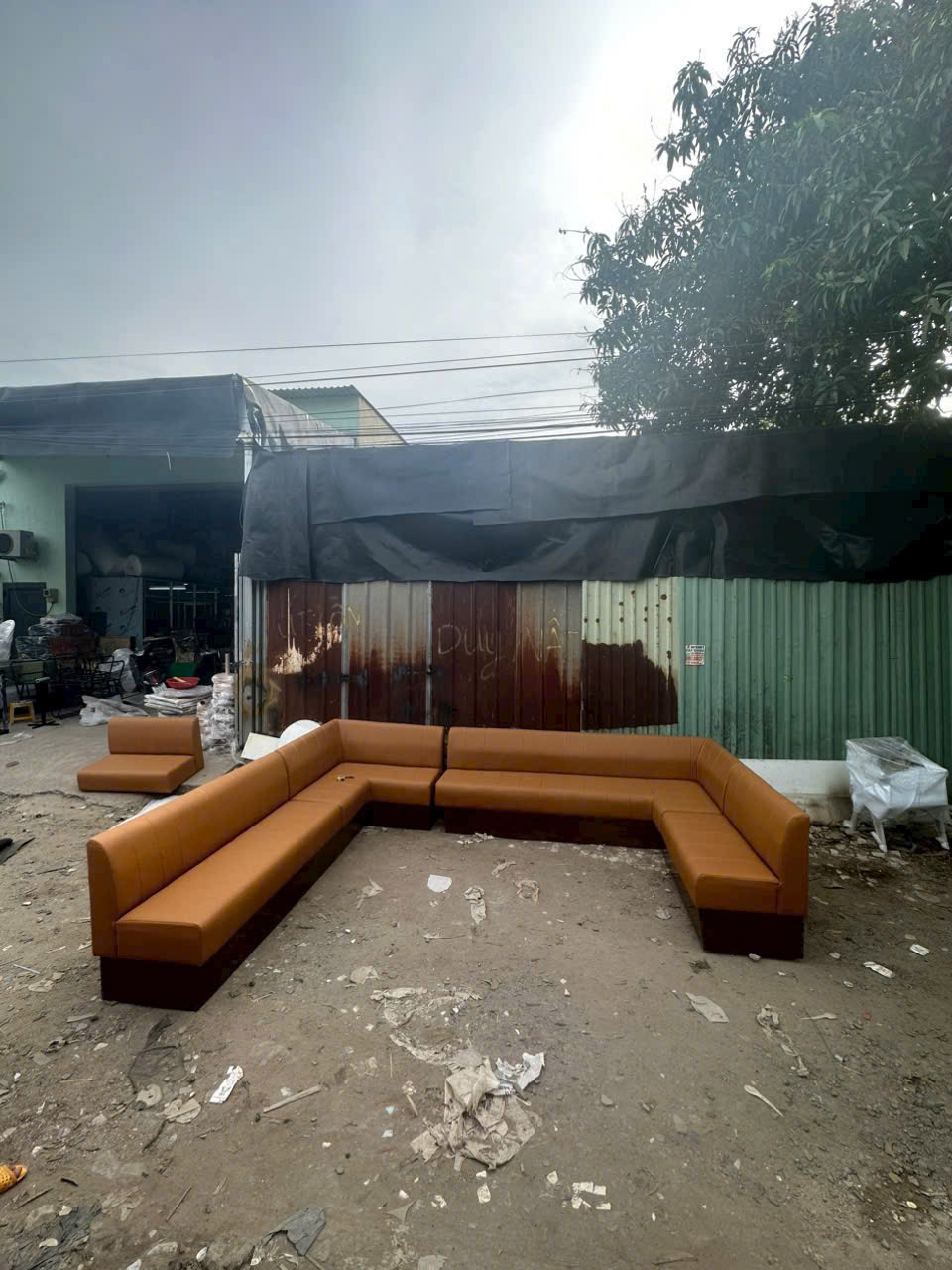 sofa cafe trà sữa phòng lạnh