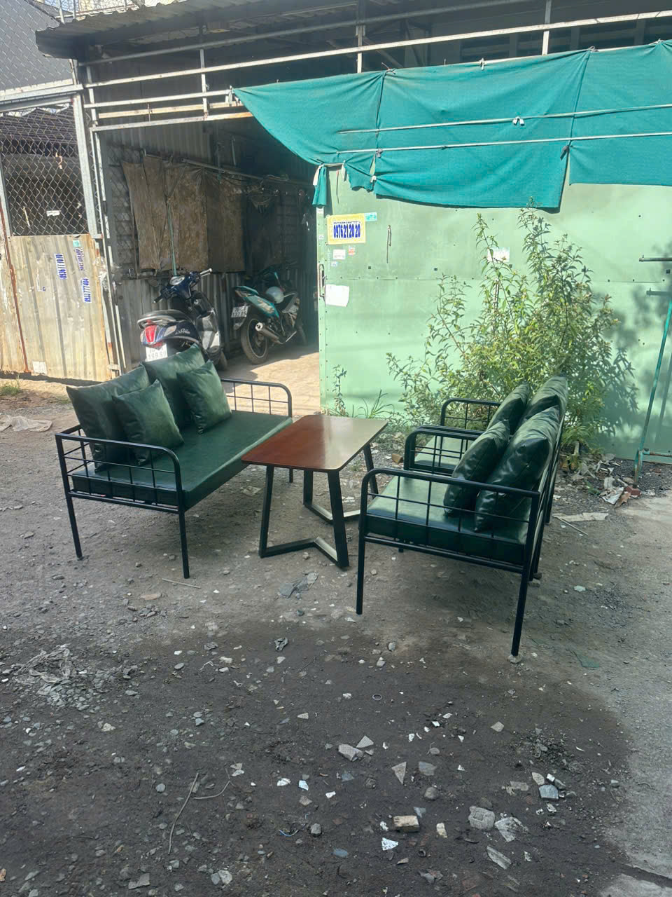 bàn ghế sofa cafe trà sữa phòng lạnh