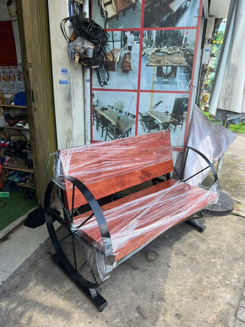 GHẾ SẮT SÂN VƯỜN