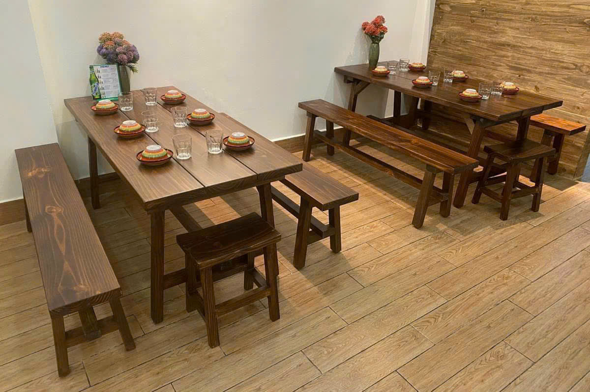 bàn ghế ăn sân vườn