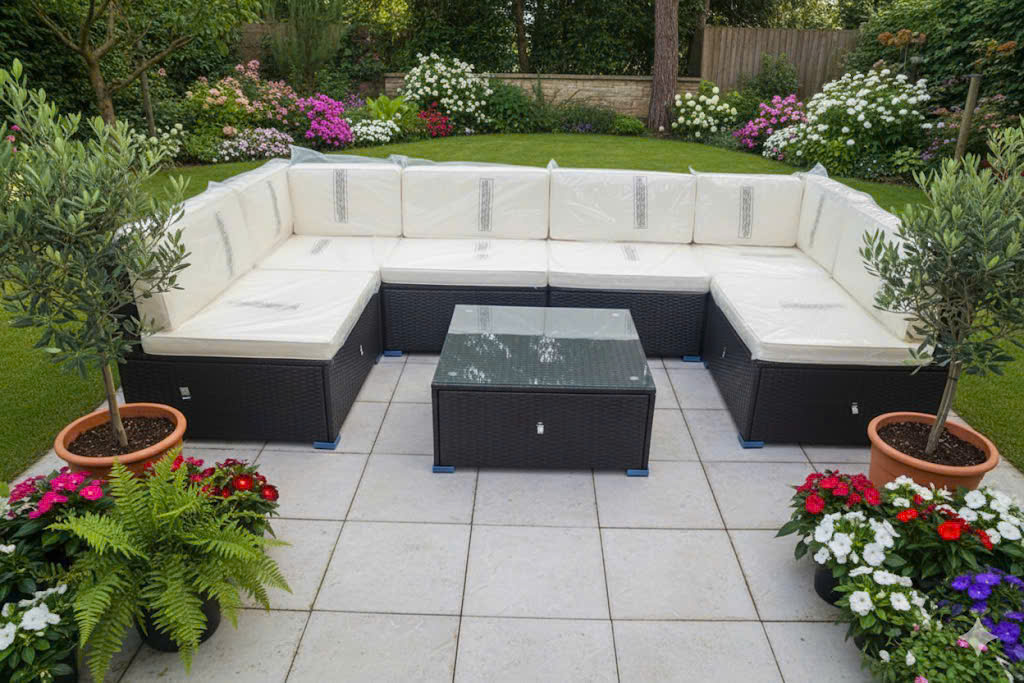 BÀN GHẾ SOFA MÂY NHỰA THANH LÝ